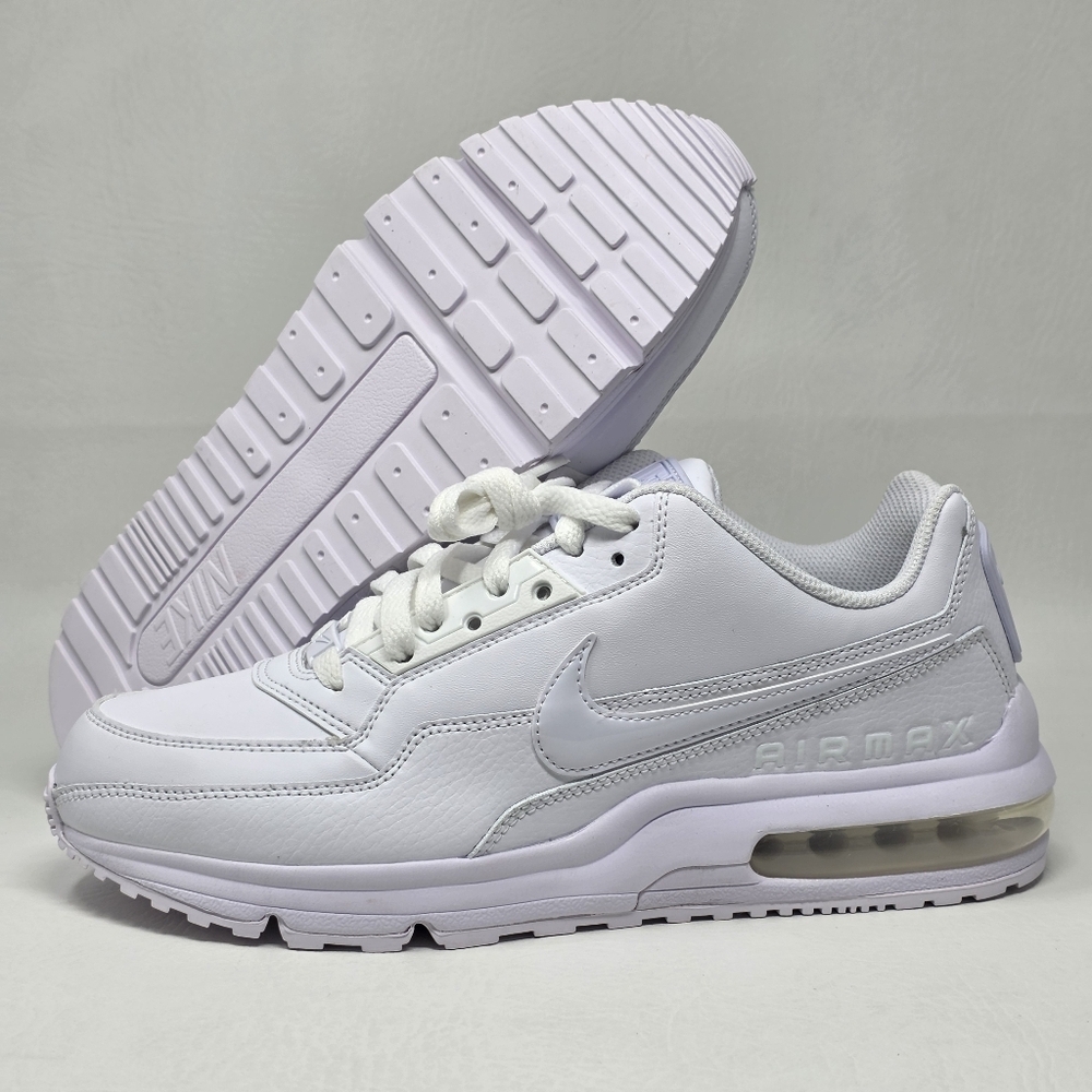 Nike Air Max LTD 3 Triple White Men's Size   7.5 Sneakers Shoes 687977-111 New
